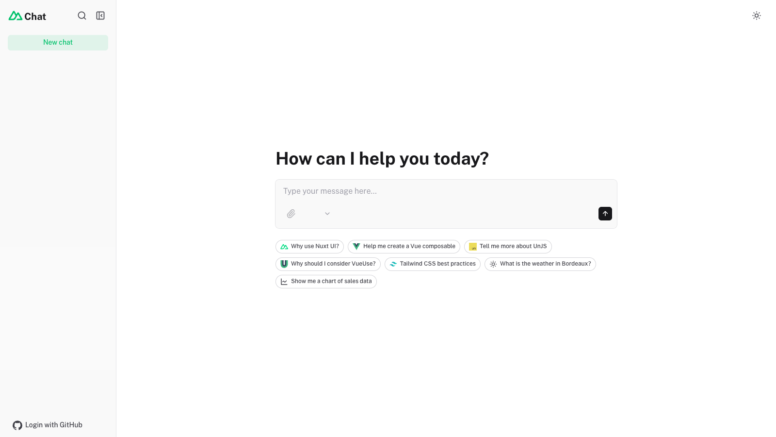 Chat / AI preview